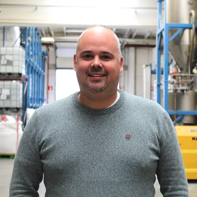 Colleague Kevin Carpentier in production