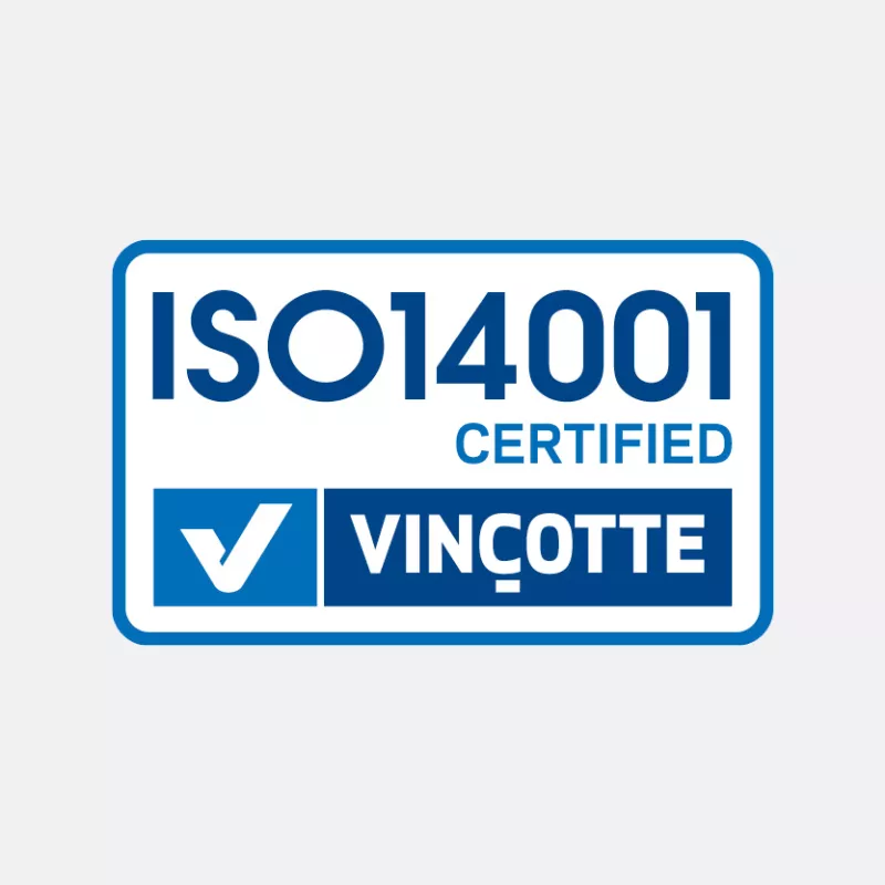 The Bekina Group is ISO14001 certified