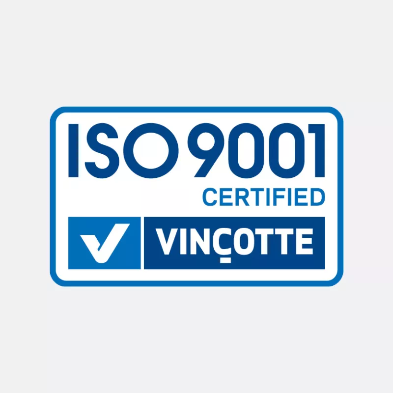 Bekina Compounds is ISO9001 certified