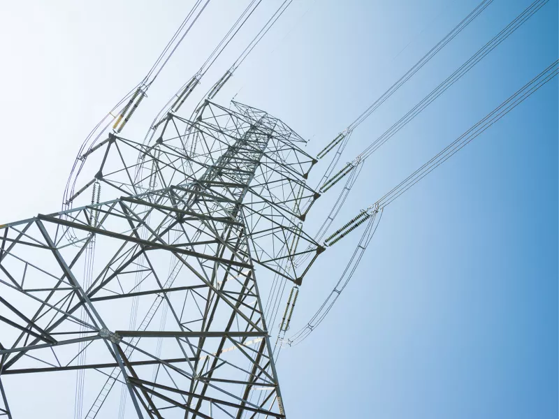 High voltage post with electrical compounds